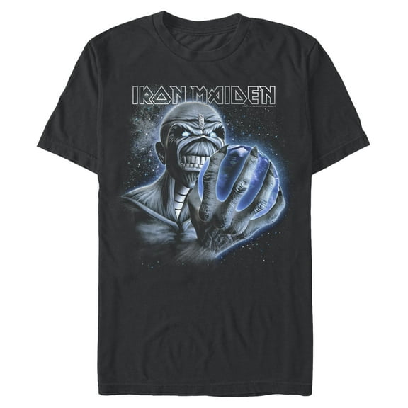 Mens Iron Maiden Orb World T Shirt