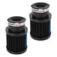 thumbnail image 1 of Motorcycle Air Filter, Improve Throttle Response 2 Pcs Engine Protection Air Filter Powerful  For 28mm-48mm Carburetor Nozzle ANGGREK Negro, 1 of 8