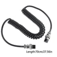 thumbnail image 5 of 70cm Aviation Mic Cable for Kenwood Transceiver MC-60 Black Wear Resistant, 5 of 5