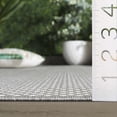 thumbnail image 4 of SAFAVIEH Terrace Gina Geometric Indoor/Outdoor Area Rug, Grey/Ivory, 6'7" x 6'7" Square, 4 of 10