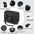 thumbnail image 4 of Transportín para mascotas Johomviin, plegable, impermeable, de piel sintética, 4 of 6