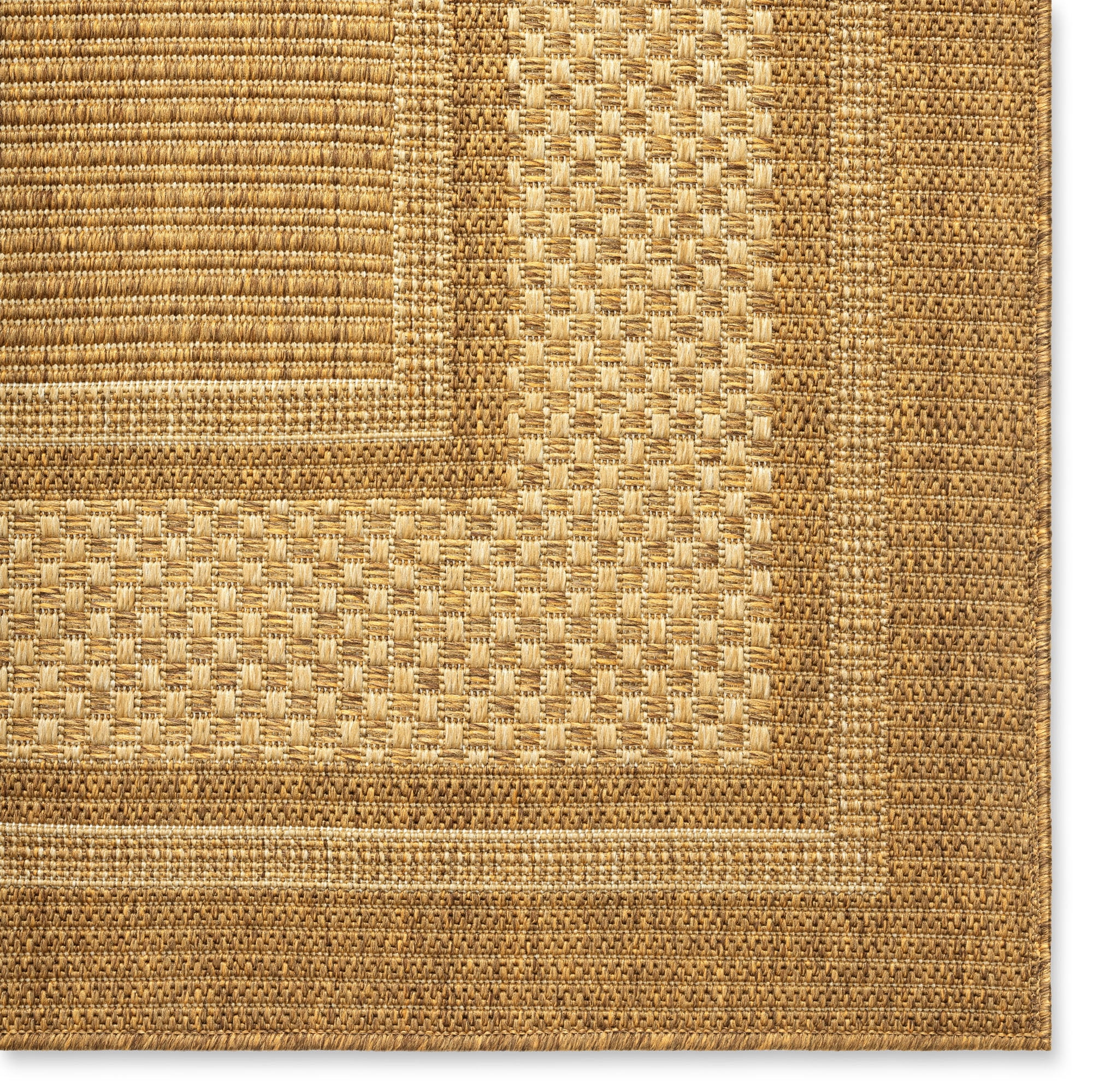 Home Dynamix Tripoli Julie Modern Border Indoor/Outdoor Area Rug, Brown/Ivory, 7'10"x10'2"