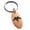 Rose, variant on Stainless Steel Greek Mythology Cerberus Engraved Small Oval Charm Keychain Keyring
