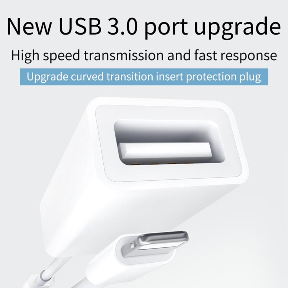 iPhone Lightning to USB 3.0 Type-A Camera Adapter and Charging Port - NWCA  Inc.