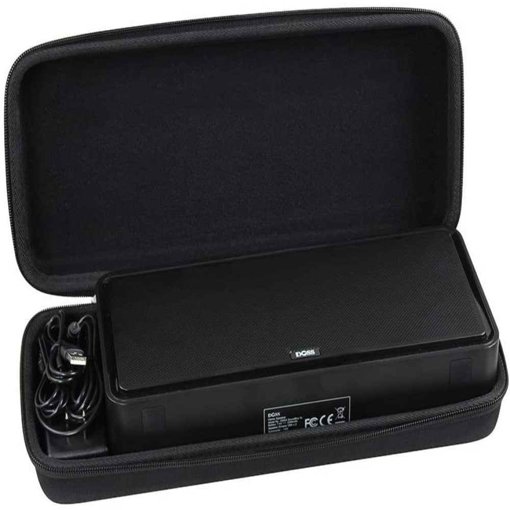 Hermitshell Hard EVA Travel Black Case Fits DOSS SoundBox XL Bluetooth Speakers Daul-Driver Wireless Bluetooth Home Stereo Speaker 