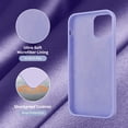 thumbnail image 3 of Entronix Funda de Silicona para iPhone 12 Pro, Suave Al Tacto, Antiarañazos y Antigolpes, Color Morado, 3 of 7