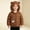 Brown, variant on Toddler Puffer Jacket Lightweight Quilted Blue Printed Jackets Mid-Length Long Sleeve Warm Jackets,0-1Years