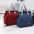 thumbnail image 2 of Lunch Box Bag with Handles Reusable Lunch Box Bags for Car Travel Work Picnic, 2 of 6