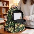 thumbnail image 5 of Kuiaobaty Camo Dinosaur Print Backpack for Kids Boys 17 Inch Backpack with Bottle Holder Roomy Sturdy School Bag Bookbags for School, Green, 5 of 7