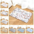 thumbnail image 2 of Anti-Slip Kitchen Carpet Black White Marble Printed Entrance Doormat Floor Mats Carpets for Living Room Bathroom Mat, 2 of 6