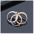 thumbnail image 3 of Anillo creativo de tres colores, anillo desmontable, personalidad femenina, anillo con microincrustaciones de circonita AAA, anillo con pasador, 3 of 6