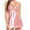 Pink, variant on hoksml Sexy Womens Sleepwear on Clearance! Lace Chemise Satin Silk Nightgowns Solid Spaghetti Strap Lingerie Dress for Women