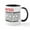 White/Black Inside, variant on CafePress - Evil Genius Seeks Minions Mug - 11 oz Ceramic Mug - Novelty Coffee Tea Cup