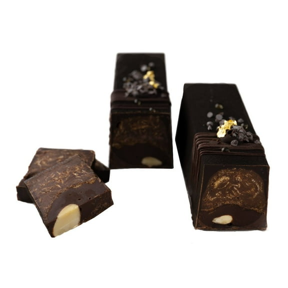 Greyas CM 3905 Louis Amado Clear Polycarbonate Chocolate Mold Candy Mould with 4 Square-Log Cavities 33mm x 198mm x 33mm High