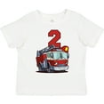 thumbnail image 3 of Inktastic 2nd Birthday Fire Truck Boys or Girls Toddler T-Shirt, 3 of 5