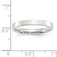 thumbnail image 3 of Primal Gold 14 Karat White Gold 3mm Standard Flat Comfort Fit Band Size 10, 3 of 6