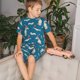 thumbnail image 4 of Fotbe Festive Dachshund Fun Pijama Estampada de 2 Piezas para Niños – Ropa de Dormir de Manga Corta Cómoda para Niños y Niñas, Camiseta y Shorts de Algodón-3X-Large, 4 of 6