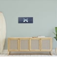 thumbnail image 2 of Life Better At Lake Crossed Oars Typography Graphic Art Gallery Wrapped Canvas Print Wall Art, 2 of 7