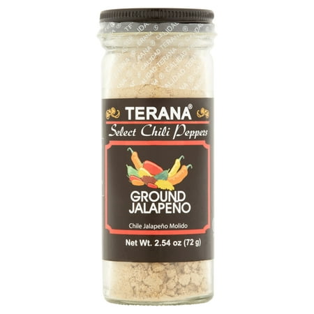 (2 Pack) Terana Ground Jalapeno Pepper, 2.54 oz (Best Way To Freeze Jalapeno Peppers)