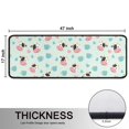 thumbnail image 5 of Kitchen Rugs Sets Of 2,Green Cow Coffee Pattern Anti Fatigue Kitchen Mat Rugs Non Slip Washable,Decorative Kitchen Floor Mats for Kitchen,Sink,Laundry,17"x47"+17"x47", 5 of 5