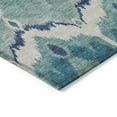 thumbnail image 4 of Addison Rugs Chantille Indoor/Outdoor Transitional Ikat Teal Washable Rectangle Rug, 10' x 14', 4 of 6