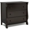 Delta Children Universal 3 Drawer Dresser, Greenguard Gold Certified, Dark Chocolate