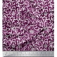 thumbnail image 1 of Soimoi Cotton Voile Fabric Leaves,Bird & Rose Flower Decor Fabric Printed Yard 42 Inch Wide, 1 of 1