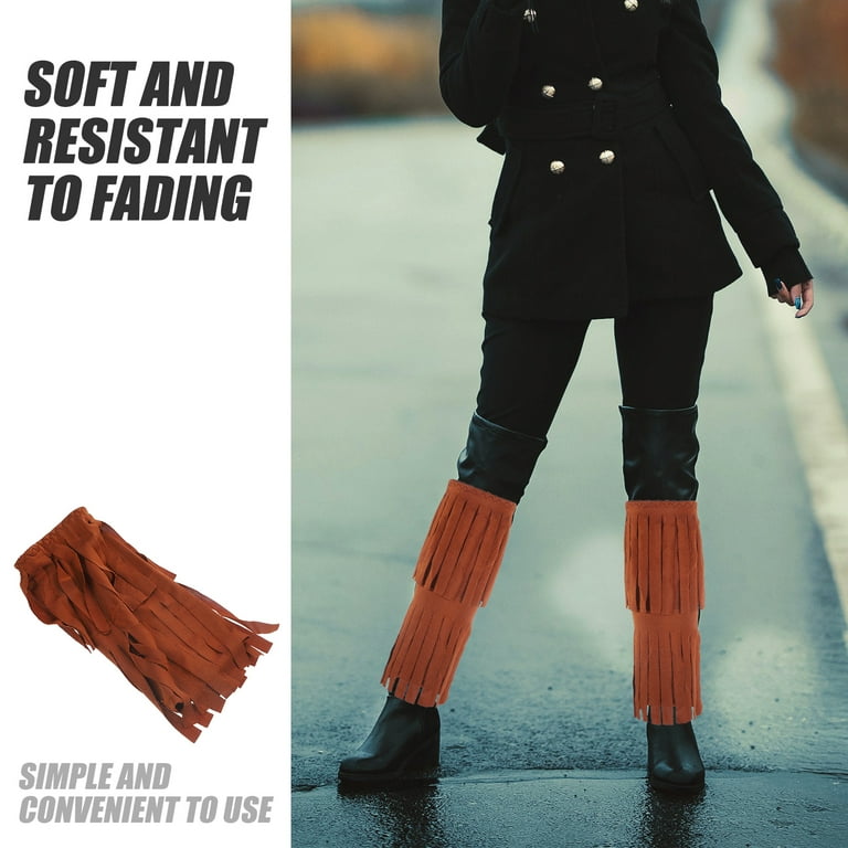 Hippie Boot Covers Vintage Clothes Clothing Fringe Tassel Boots Decors Stage Performance Outfits Toddler Walmart