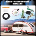 thumbnail image 2 of 1 Juego de Kit de Arnes de Cableado de Remolque de 4 Pines para Chrysler Pacifica 2017-2018 Plástico Negro, 2 of 7