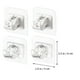 thumbnail image 2 of EeaseMX ganchos de pared autoadhesivos para cortina de ducha, abrazaderas de varilla telescópica, 2 of 8