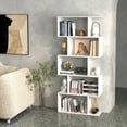 thumbnail image 2 of Spaco 5-Tier Bookshelf with Anti-Toppling Device for Living Room Home Office-White, Tall Bookshelf, Shelves for Living Room, Home Office, Bedroom, Balcony, 2 of 11