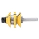 thumbnail image 4 of Broca enrutadora de junta occidental con vástago de 8mm, fresa para carpintería, herramienta de tallado para puerta y ventana de gabinete, 4 of 9