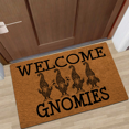 thumbnail image 3 of Welcome Gnomies Gnome 00 Doormat Funny Welcome Doormat Home and Office Decorative Indoor/Outdoor/Kitchen Mat Non-Slip Rubber 30"(L) by 18"(W), 3 of 3
