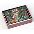 thumbnail image 3 of Stained Glass Nativity Religious Christmas Cards - Box of 15 Cards & 16 Envelopes, 3 of 3