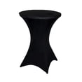 thumbnail image 6 of Efavormart Black Wholesale Stretchy Spandex Tablecover For Cocktail Table Wedding Party Bar Restaurant Tablecloth, 6 of 9