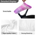 thumbnail image 4 of SCRAWLGOD Star Sky Violet Pink Set of 2 Stretchy Office Chair Arm Slipcovers Easy to Remove Gaming Chair Arm Rest Covers Crease Resistant Desk Chair Armrest Protector, 4 of 6
