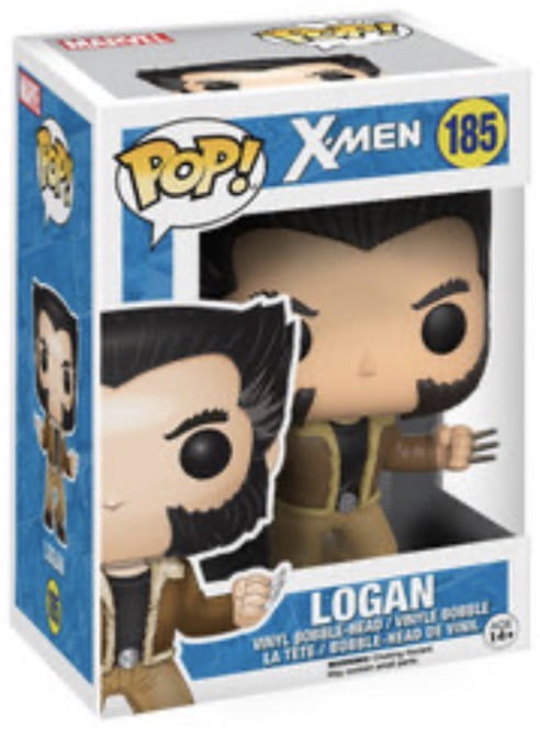 Funko Pop Logan X-Men 185 Marvel Bobble-Head Vinyl Figure