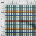 thumbnail image 1 of oneOone Cotton Poplin Fabric Madras Check Print Fabric By Yard 56 Inch Wide, 1 of 4