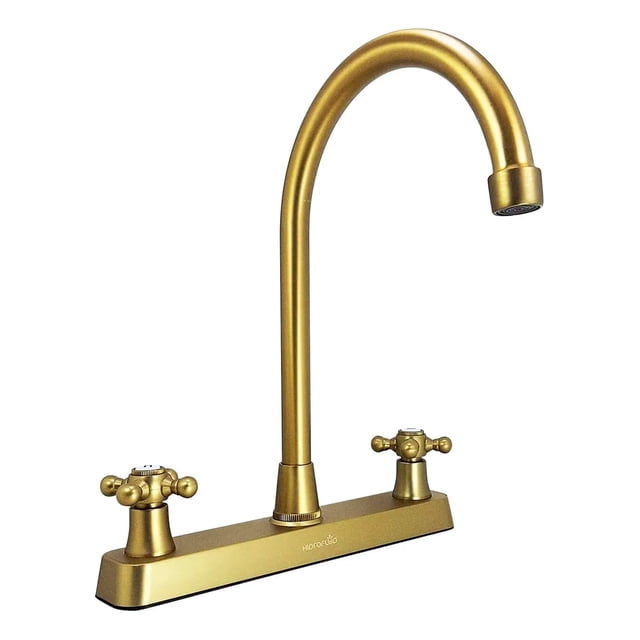 Mezcladora Para Fregadero Cocina 8" Hi85024br Bronce Mate