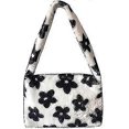 thumbnail image 1 of Flower Clutch Bag Plush Furry Handbag ,underarm Purse,crossbody Purse, 1 of 3