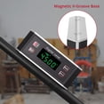 thumbnail image 3 of Inclinómetro digital innovador, herramienta de búsqueda de ángulos con resistencia al agua IP65, base magnética con ranura en V, luz de fondo para una mejor visibilidad, alta precisión y portabilidad, 3 of 5