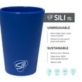 thumbnail image 3 of Silipint 1.5oz Silicone Shot Glasses – Pack of 2 Unbreakable, BPA-Free, Non-Toxic, Dishwasher & Freezer Safe Cups – Colored Shot Glasses for Cold Beverages, Cocktails, Travel, Party (Classic Blue), 3 of 5