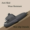 thumbnail image 5 of Cartoon Shark Flip Flops, Non-Slip Thick-Soled Beach Flip Flops, Quick-Drying Funny Pool Sandals, 5 of 5