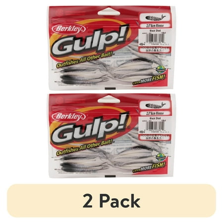 (2 pack) Berkley Gulp! Minnow Fishing Soft Bait