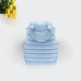 thumbnail image 6 of PEZHADA Girls Warm Vest Winter Boys Thicken Waistcoat Kids Outerwear Vest Cotton Jackets Sky Blue, 6 of 9