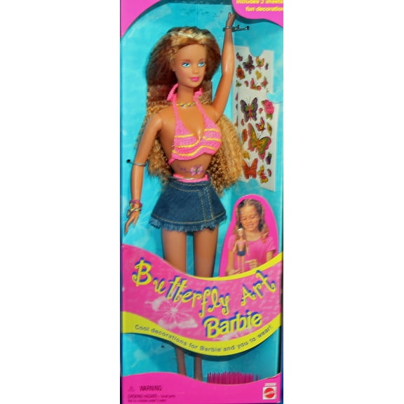 Butterfly Art Barbie Doll 1998 Mattel No. 20359 NRFB