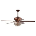 thumbnail image 5 of Warehouse of Tiffany AY09Y09AC Jasiah 52 in. 3-Light Indoor Antique Copper Finish Ceiling Fan with Light Kit, 5 of 5