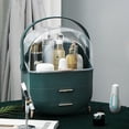 thumbnail image 3 of Egg Makeup Organizer, Egg Shape(Oval) Makeup Storage Box Countertop Portable Vanity Cosmetics Organizer, 3 of 7