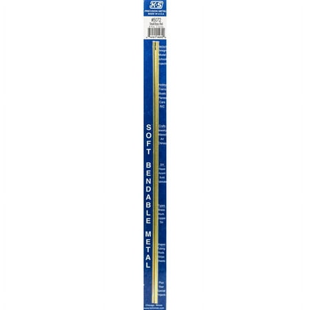 K&S Bendable Metal Shape - Brass  Round Rod  1/16  & 3/64   Pkg of 4 price history on PriceWatchPro