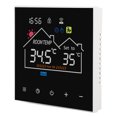 thumbnail image 1 of Digital Thermostat, Programmable Thermostat IP20 Protection LCD Display Easy Installation Color Touchscreen  for Hydronic Heating Boiler WiFi Version Voice Control for Yandex, 1 of 7